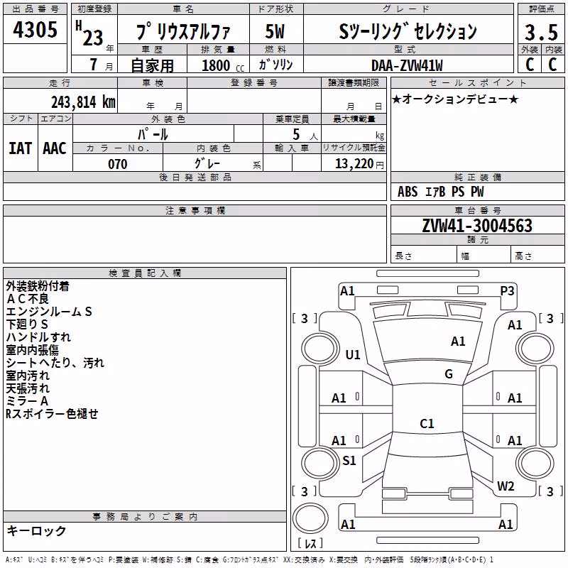 TOYOTA PRIUS ALPHA