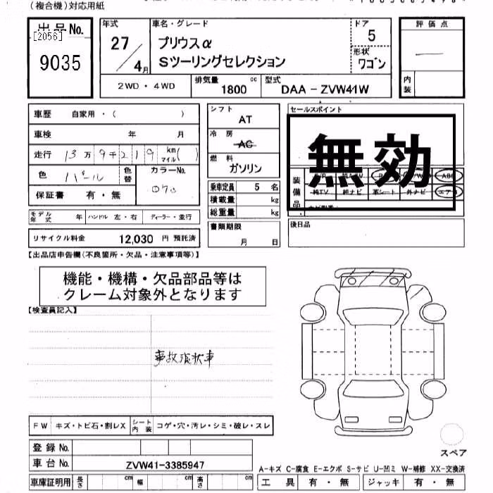 TOYOTA PRIUS ALPHA