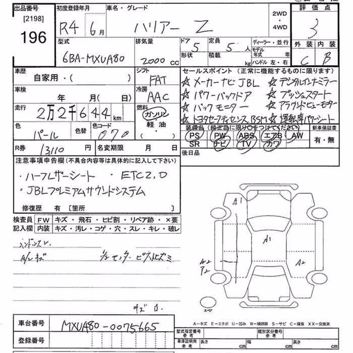 TOYOTA HARRIER