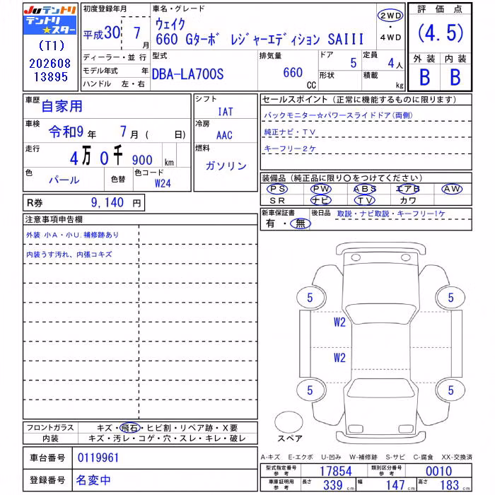 DAIHATSU WAKE