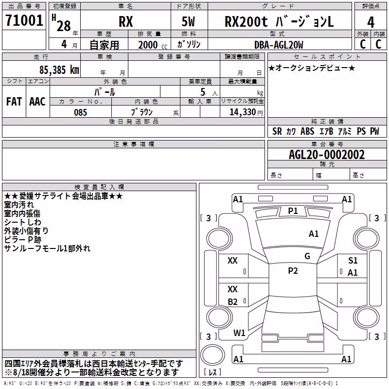 LEXUS RX200T
