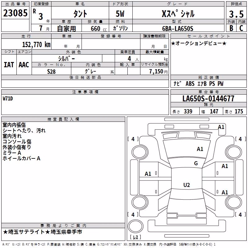 DAIHATSU TANTO