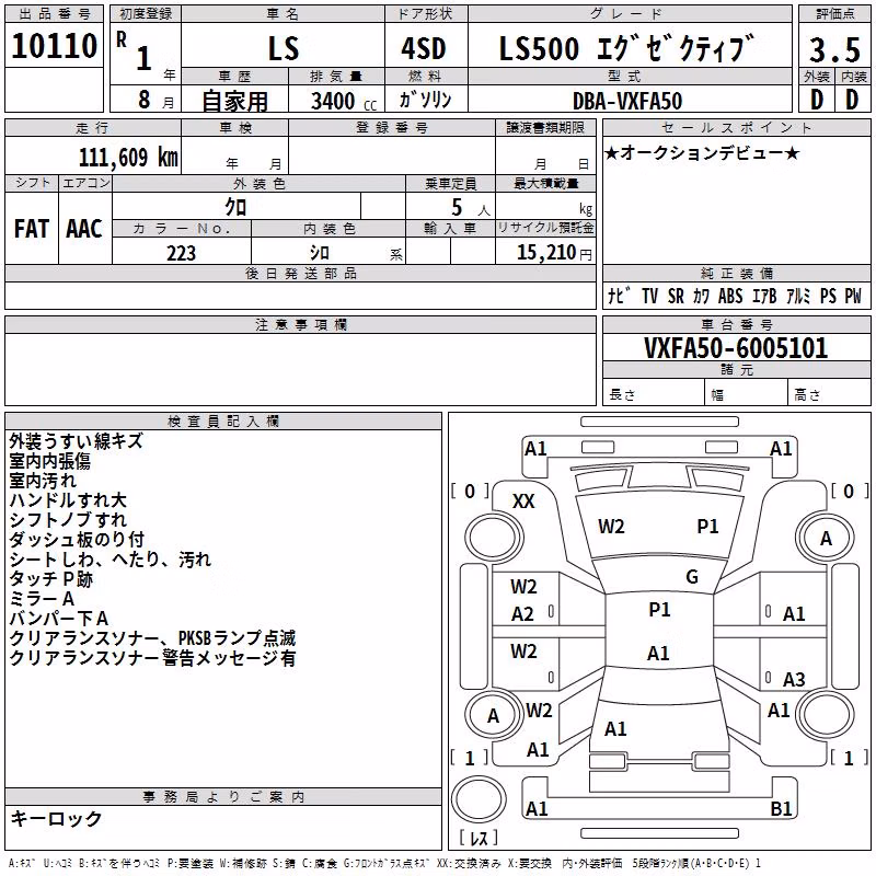 LEXUS LS500