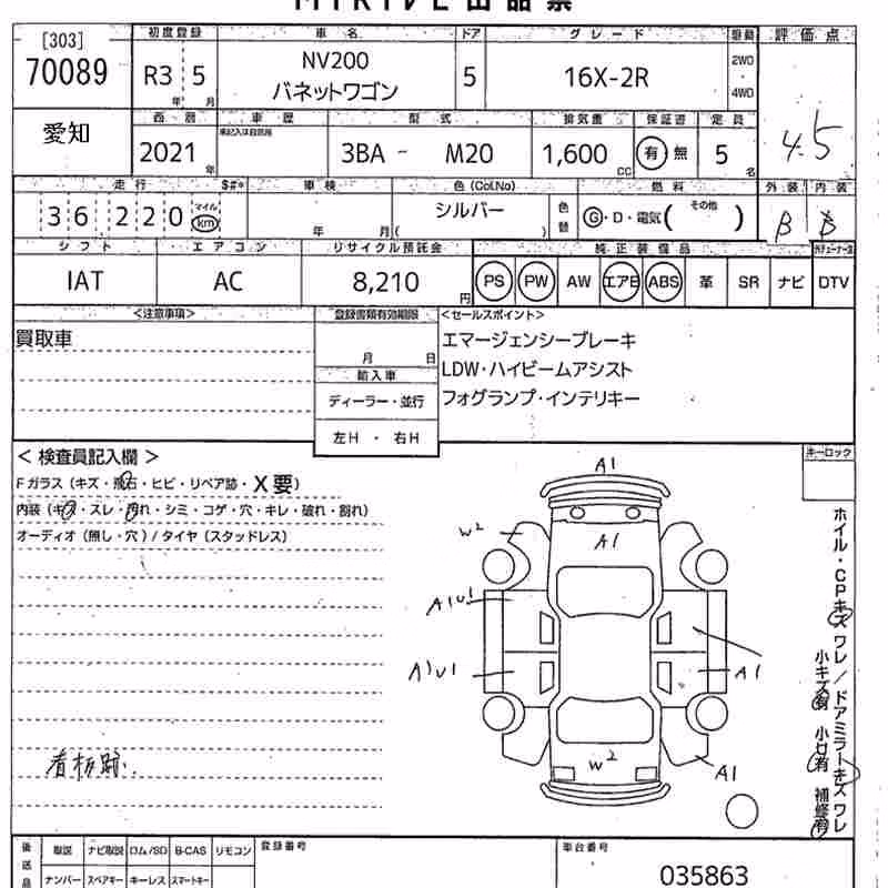 NISSAN NV200