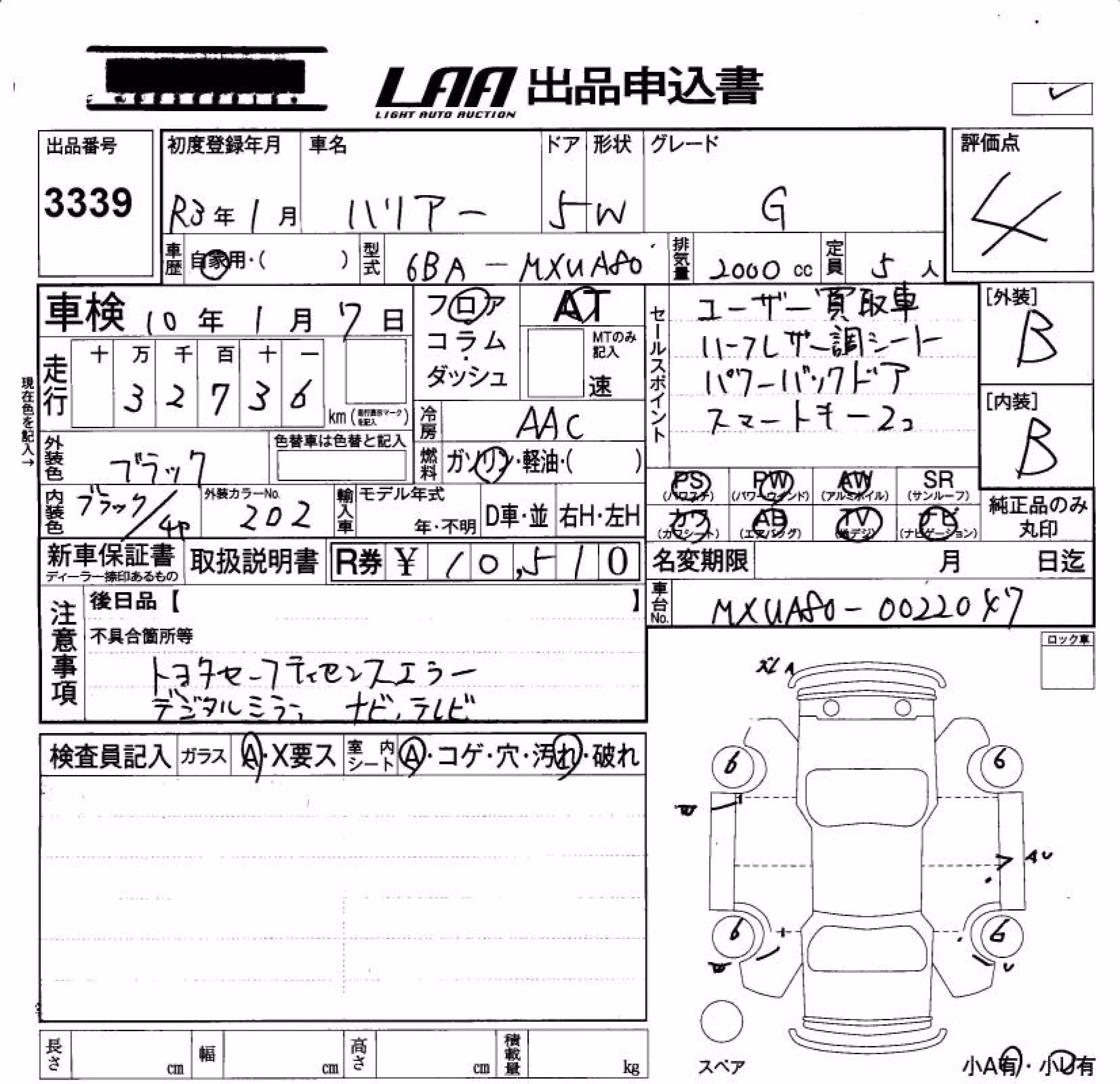 TOYOTA HARRIER