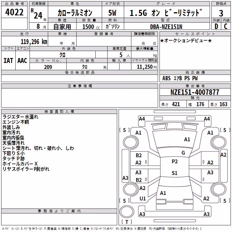 TOYOTA COROLLA RUMION