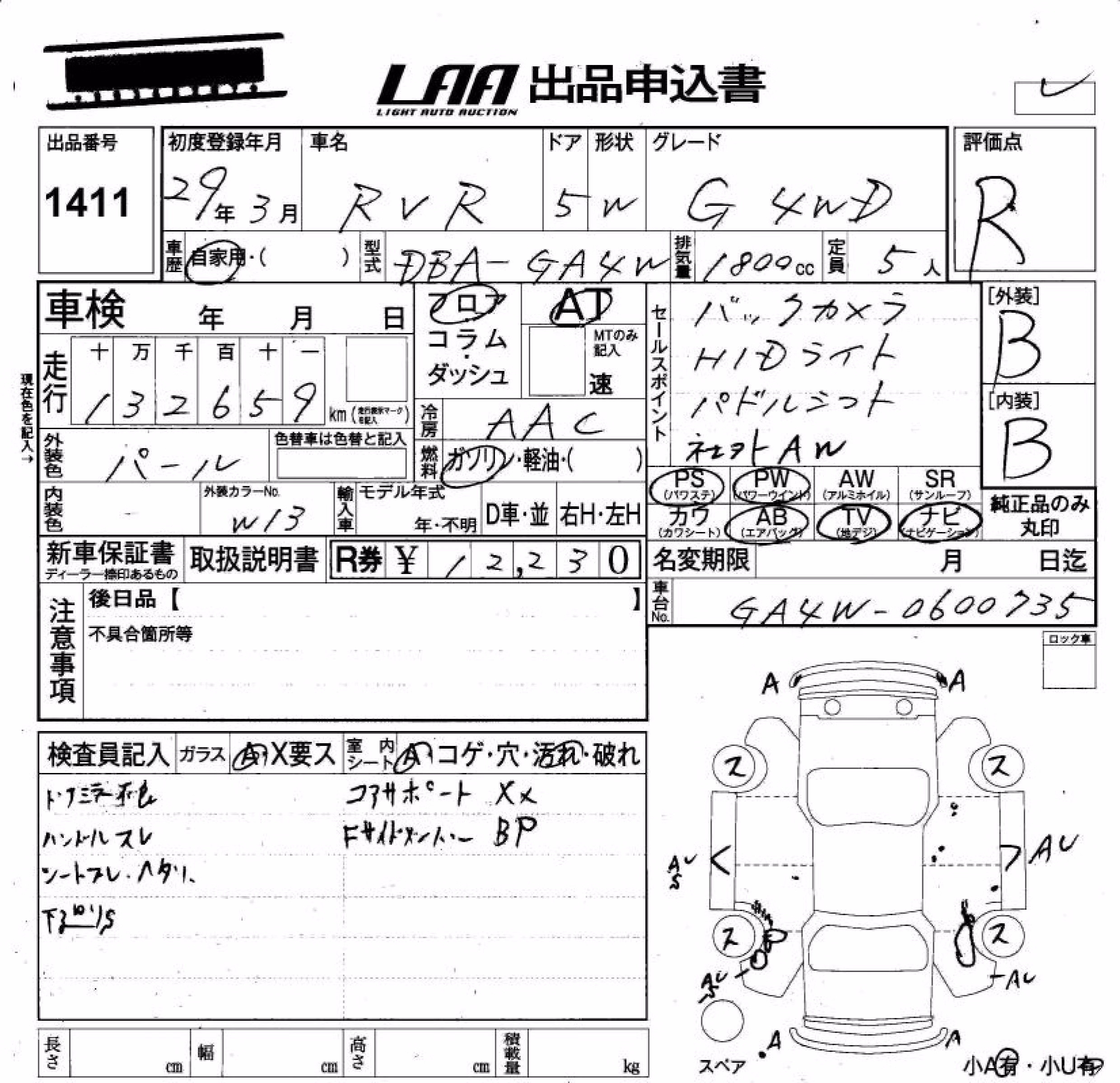MITSUBISHI RVR