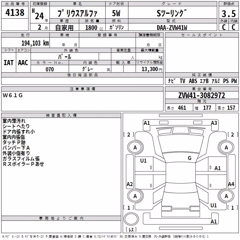 TOYOTA PRIUS ALPHA
