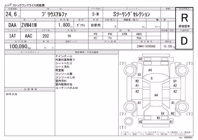 TOYOTA PRIUS ALPHA