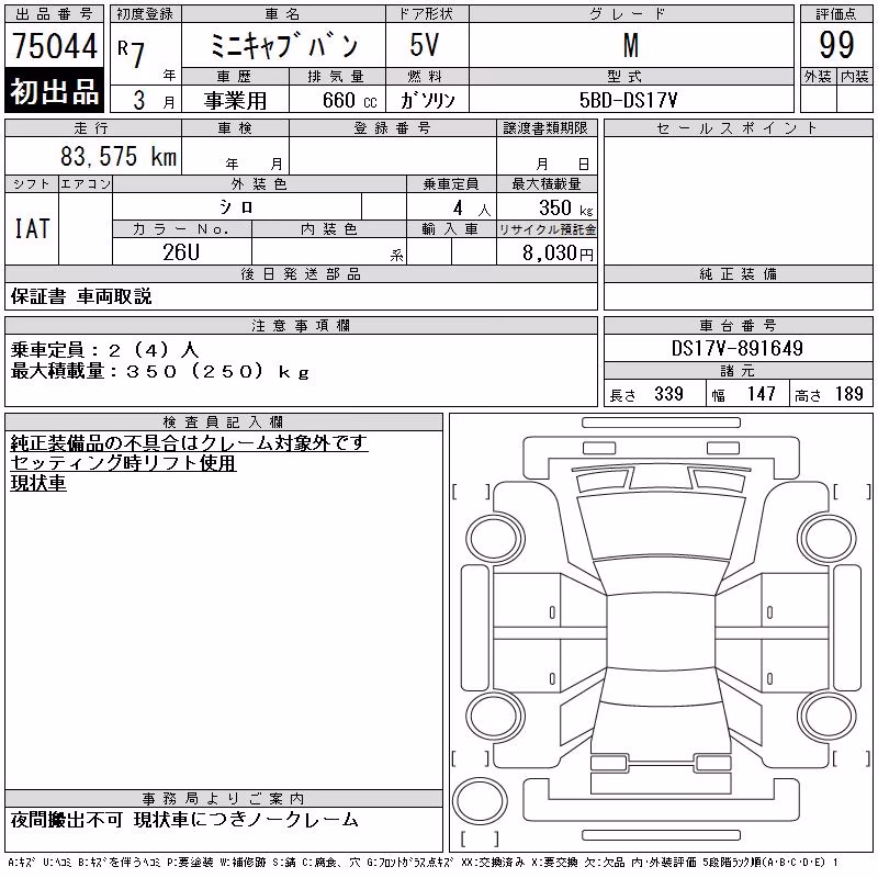 MITSUBISHI MINICAB