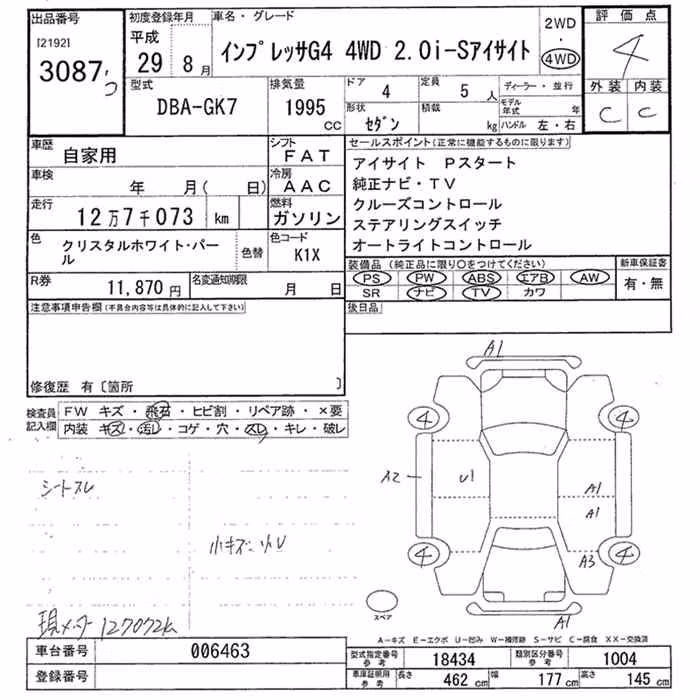 SUBARU IMPREZA