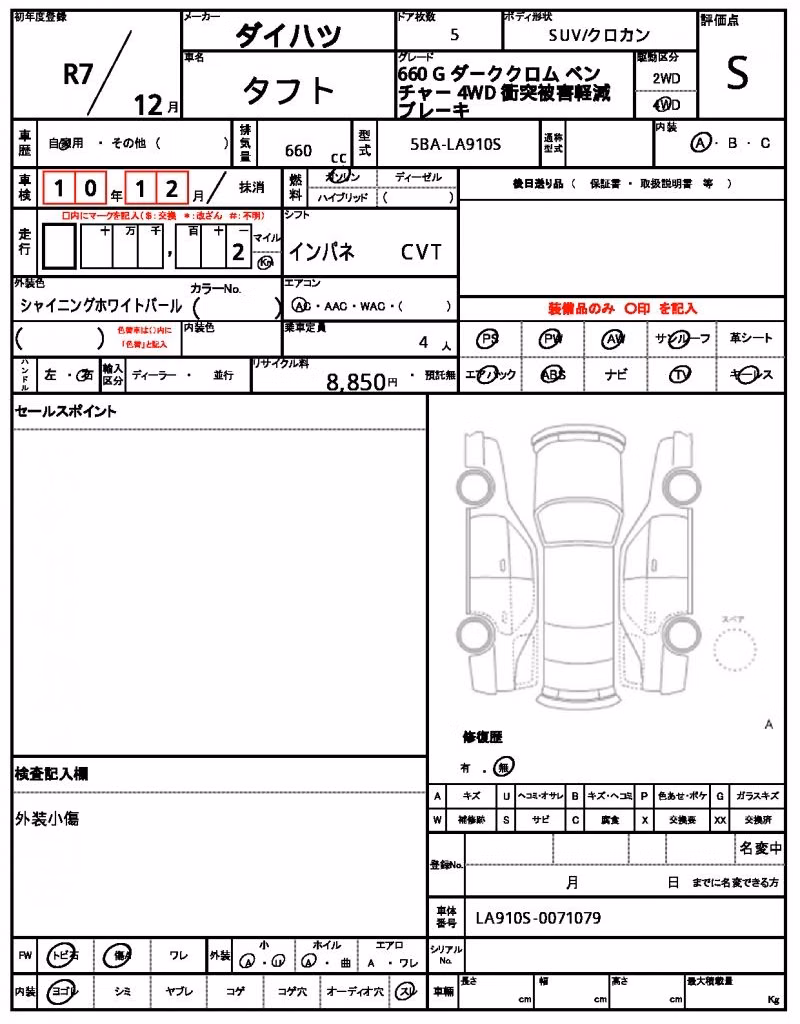 DAIHATSU TAFT