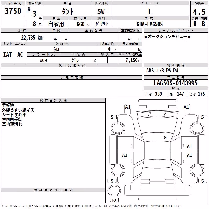 DAIHATSU TANTO