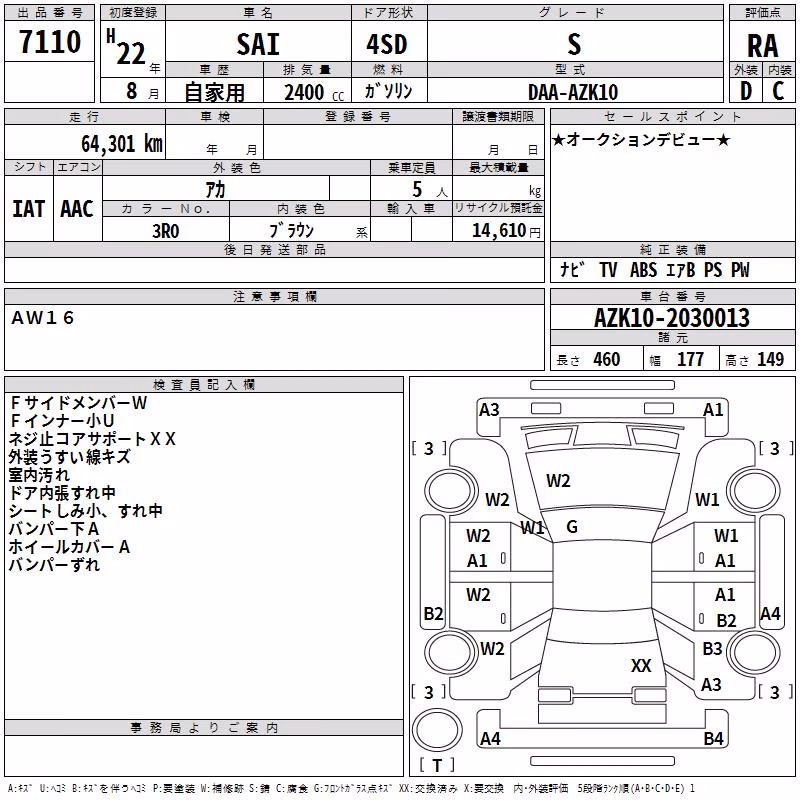 TOYOTA SAI