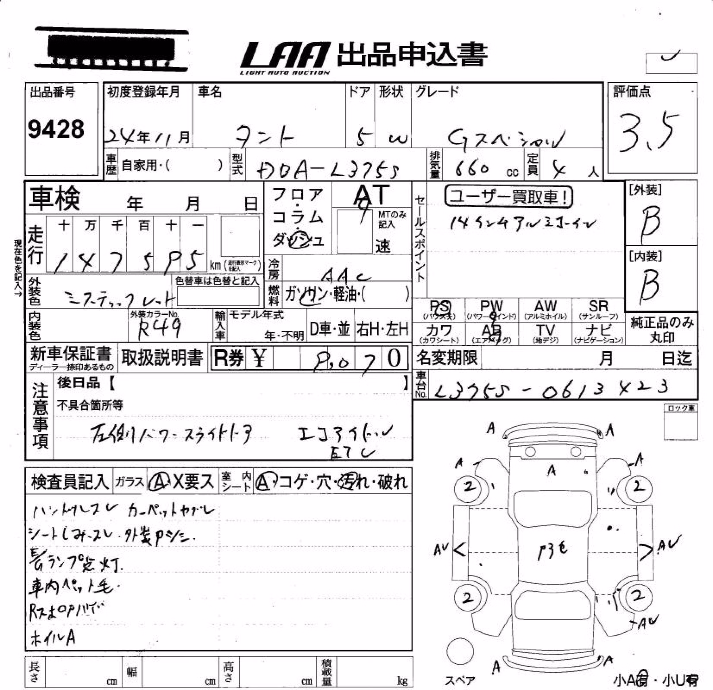 DAIHATSU TANTO