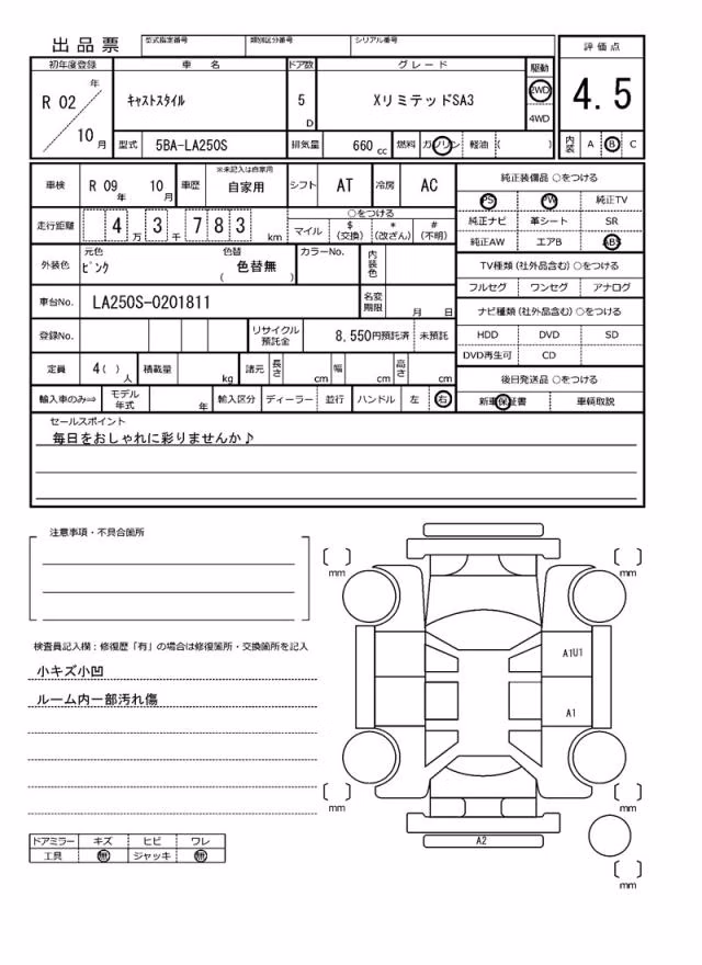 DAIHATSU CAST