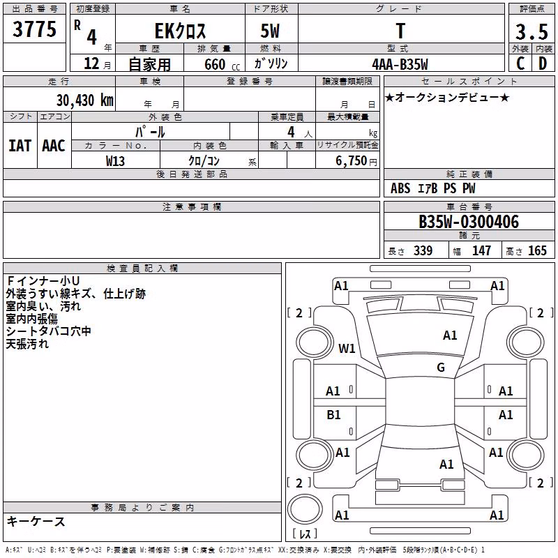 MITSUBISHI EK X