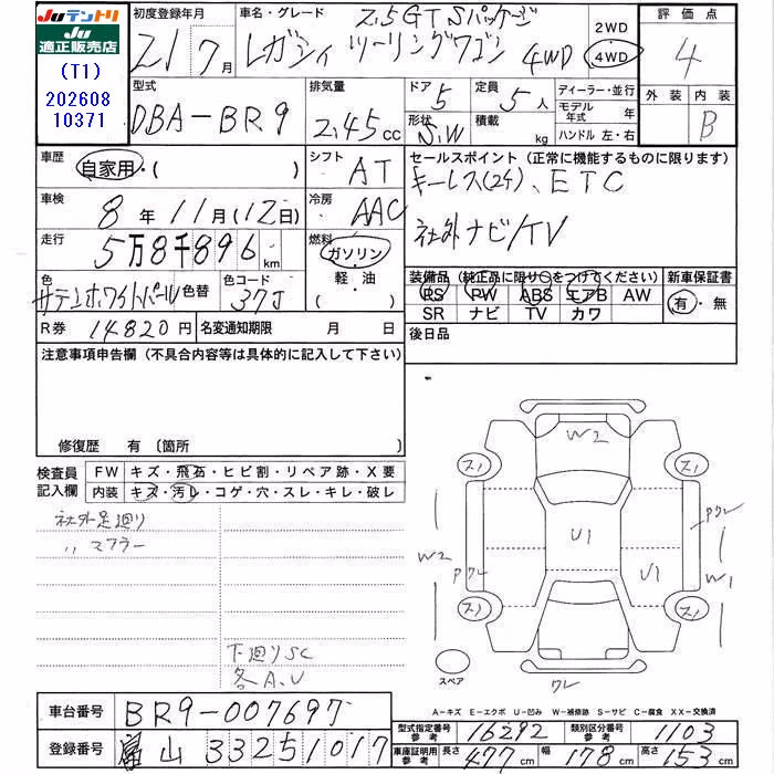 SUBARU LEGACY