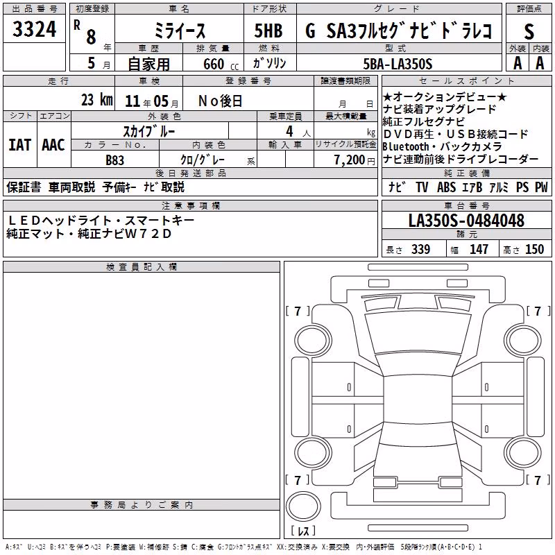 DAIHATSU MIRA E:S