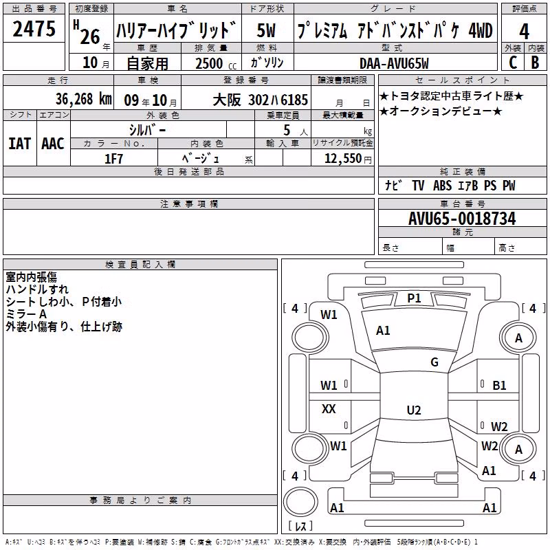 TOYOTA HARRIER