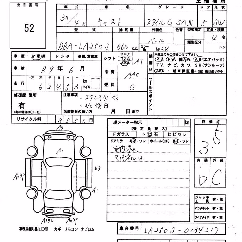 DAIHATSU CAST