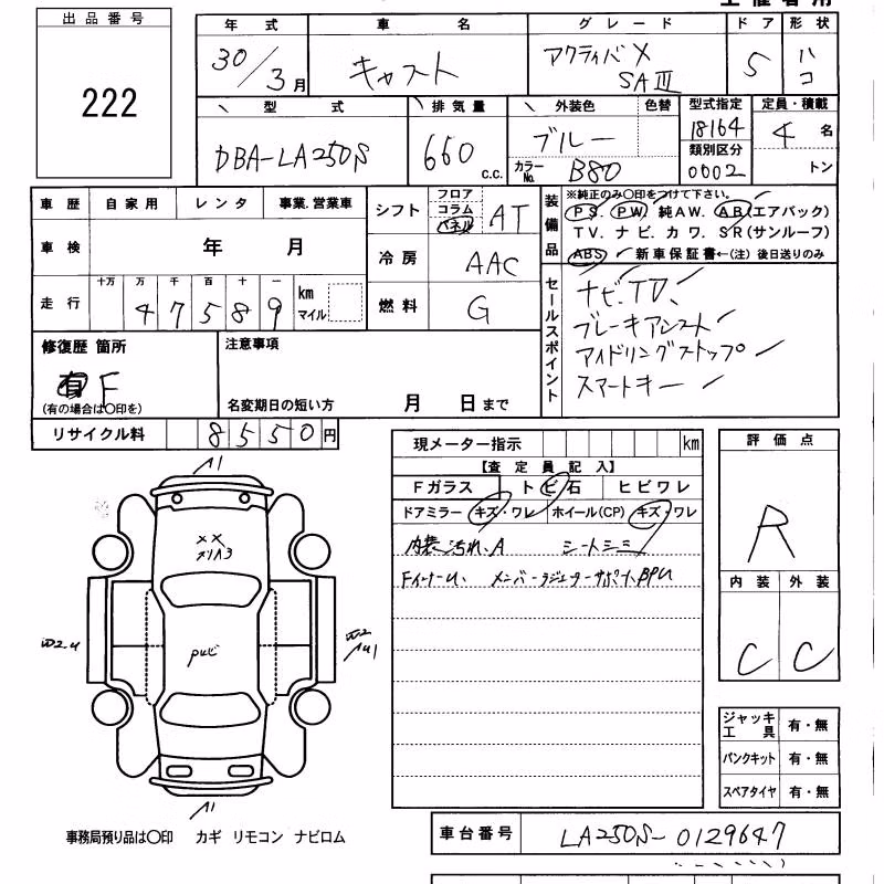 DAIHATSU CAST