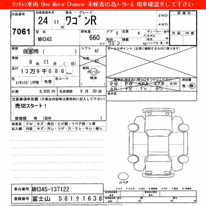 SUZUKI WAGON R