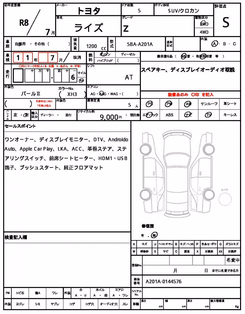 TOYOTA RAIZE