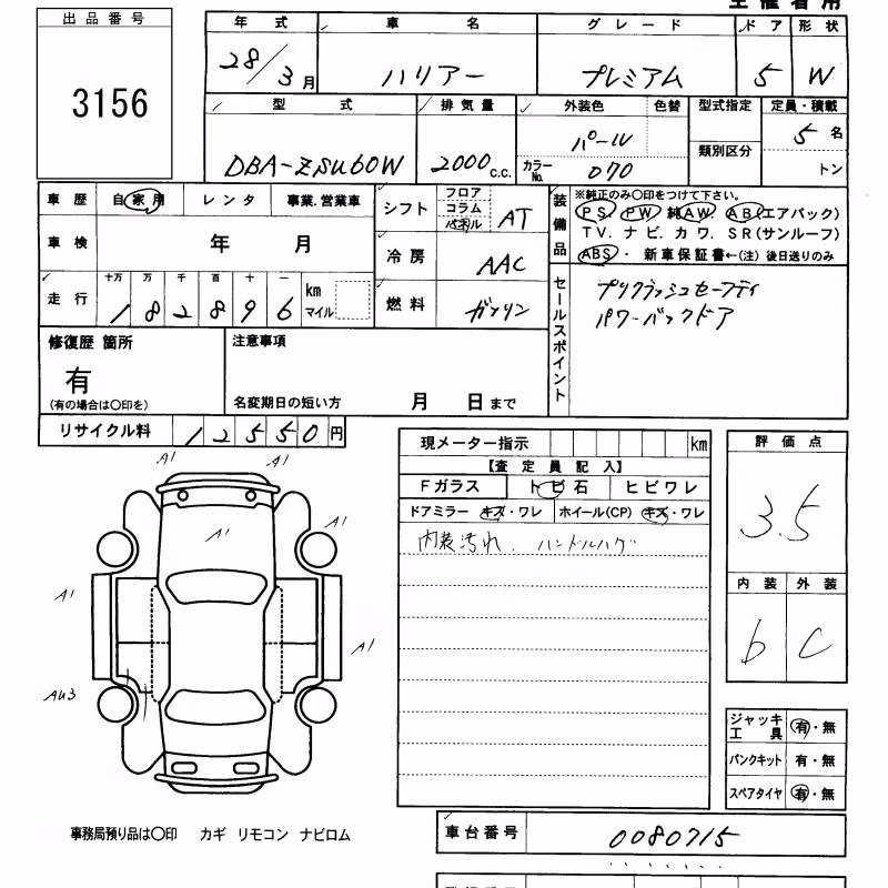 TOYOTA HARRIER