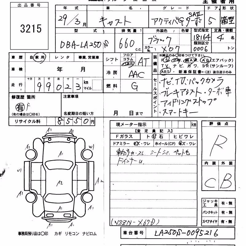 DAIHATSU CAST