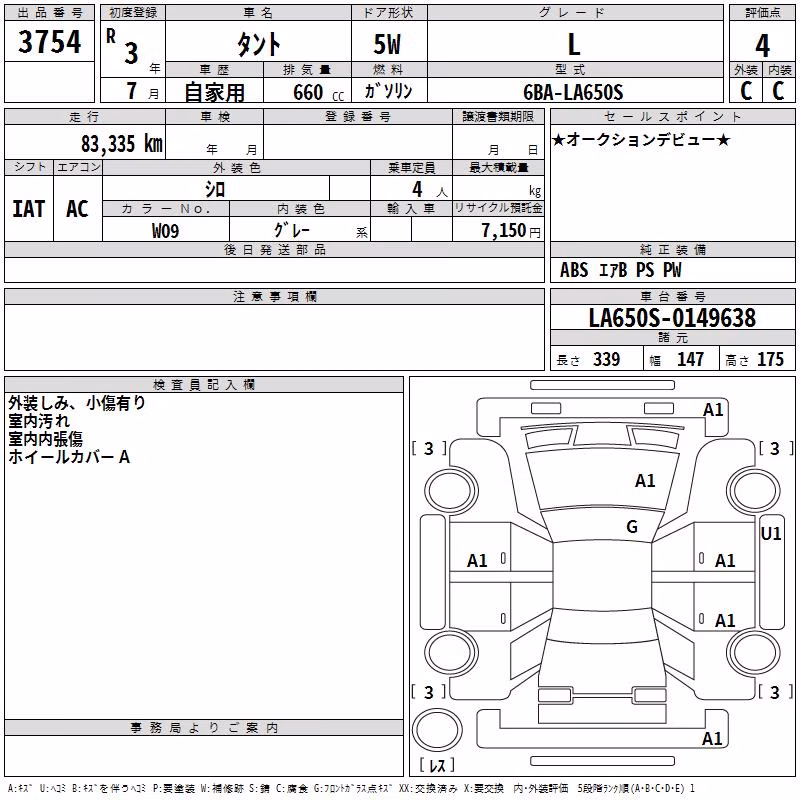DAIHATSU TANTO