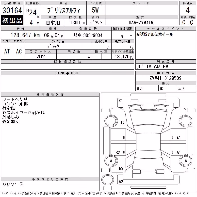TOYOTA PRIUS ALPHA