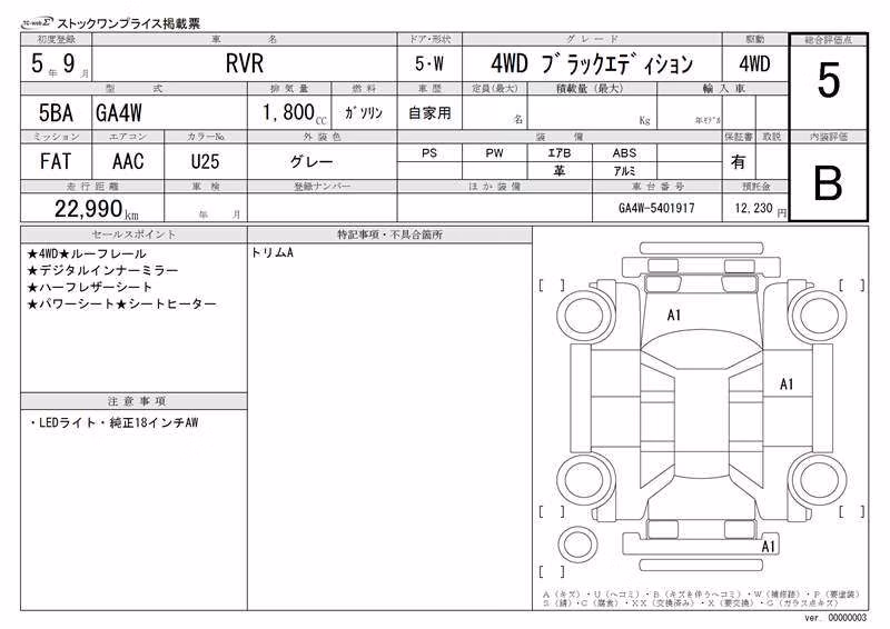 MITSUBISHI RVR
