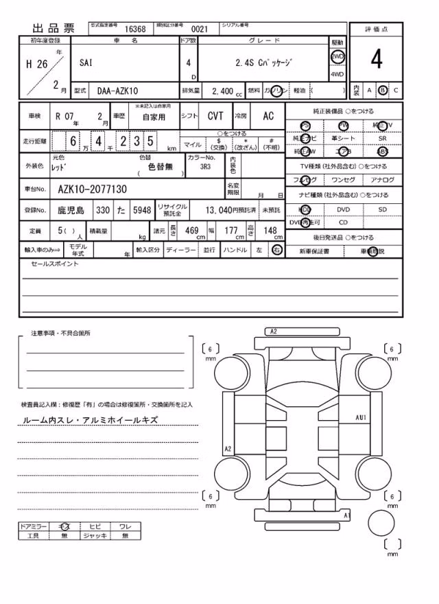 TOYOTA SAI
