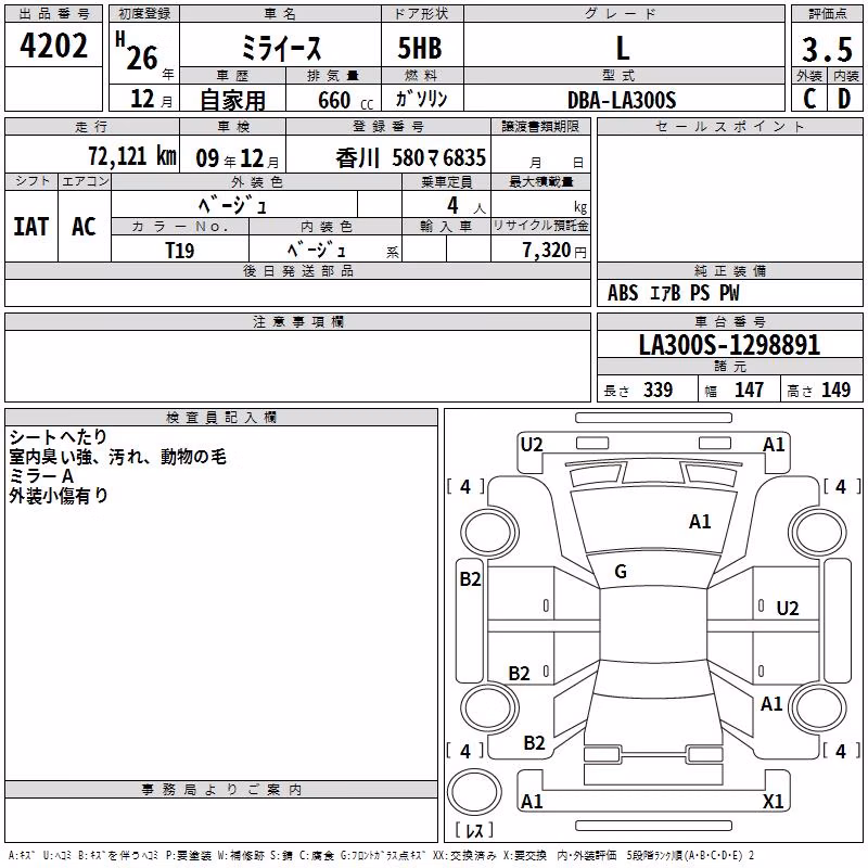 DAIHATSU MIRA E:S