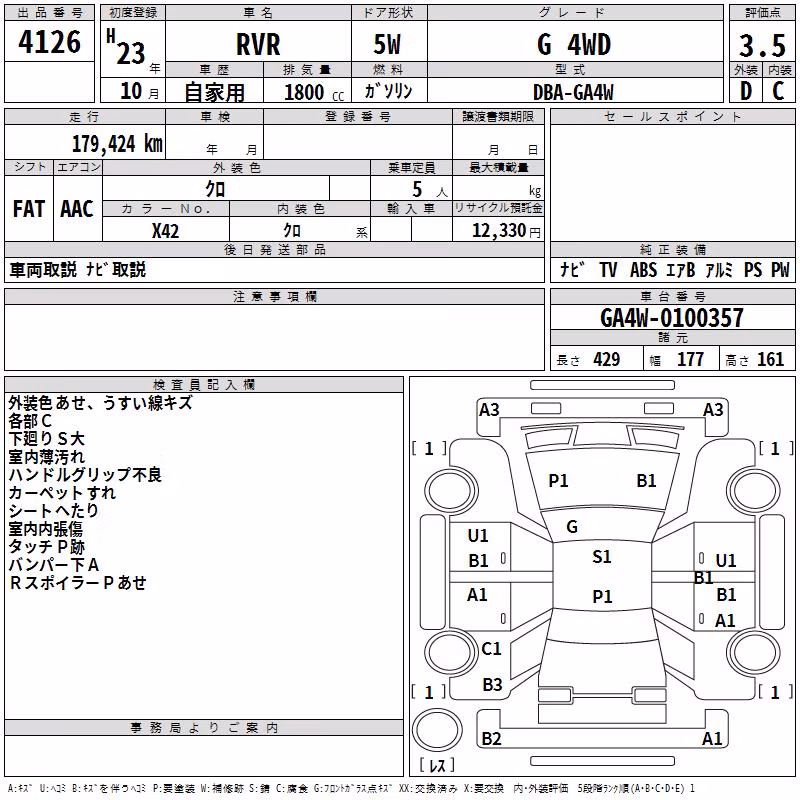 MITSUBISHI RVR