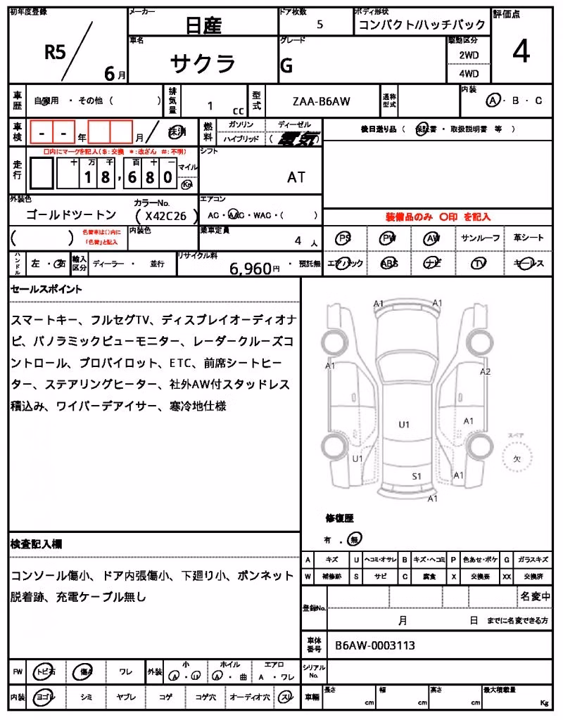 NISSAN SAKURA