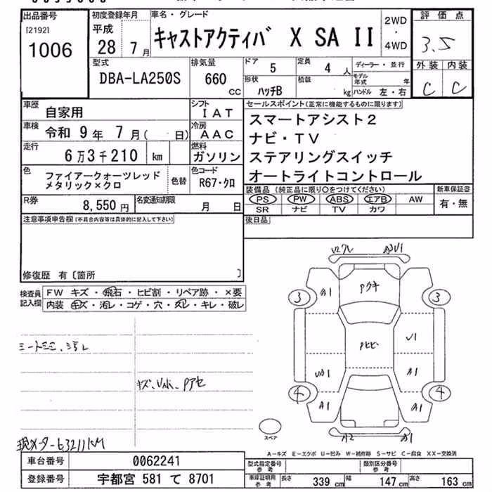 DAIHATSU CAST