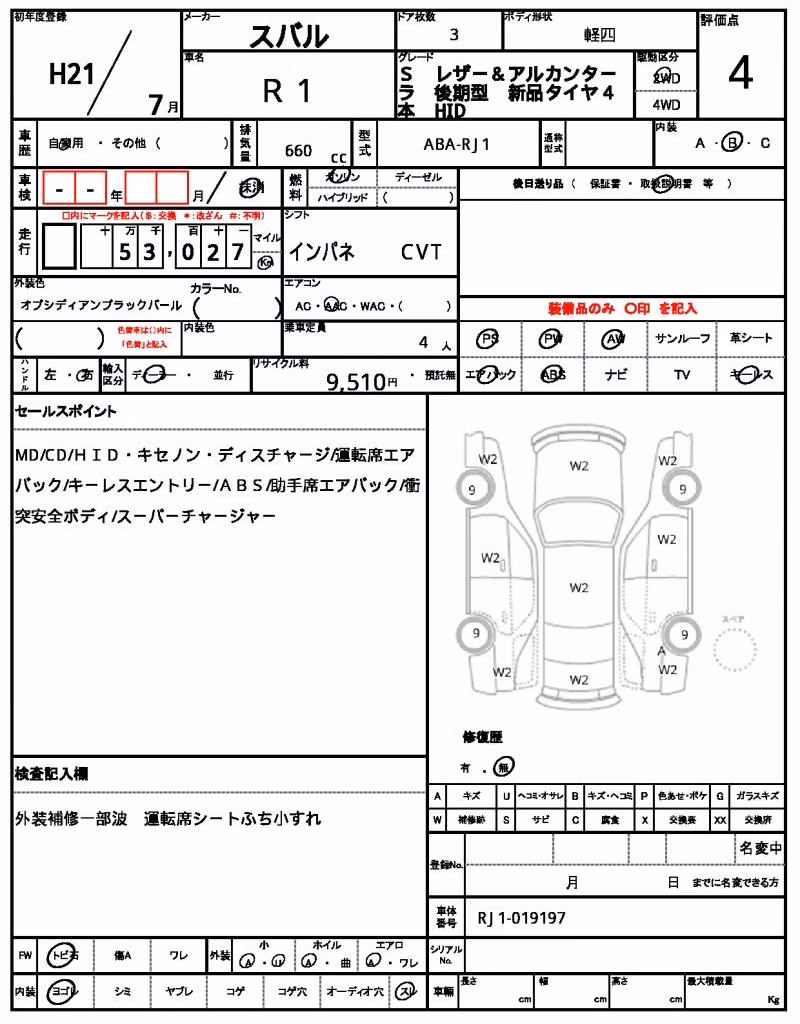 SUBARU R1