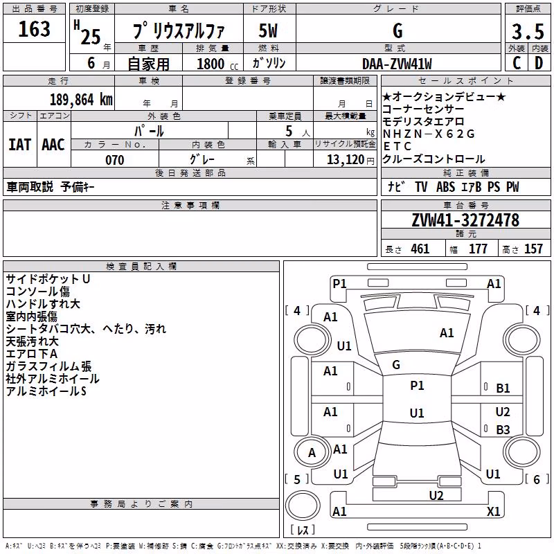 TOYOTA PRIUS ALPHA