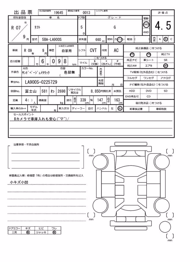 DAIHATSU TAFT