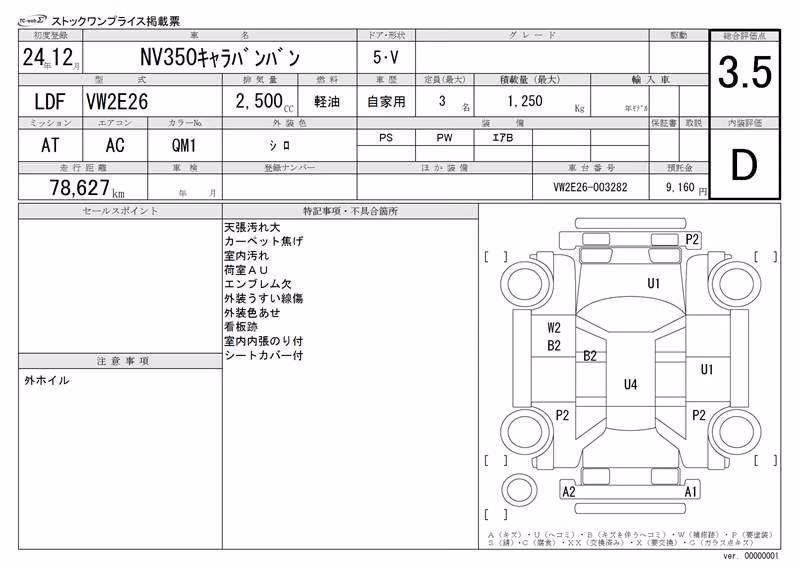 NISSAN NV350 CARAVAN