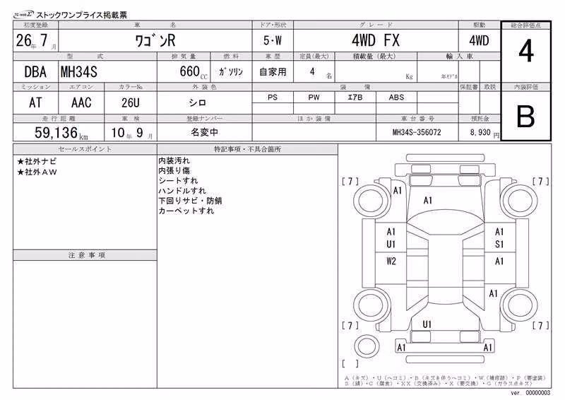 SUZUKI WAGON R