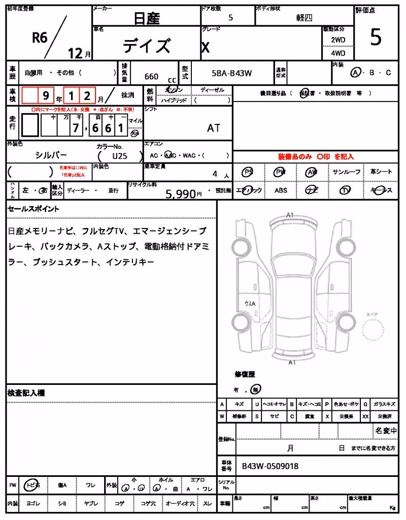 NISSAN DAYZ