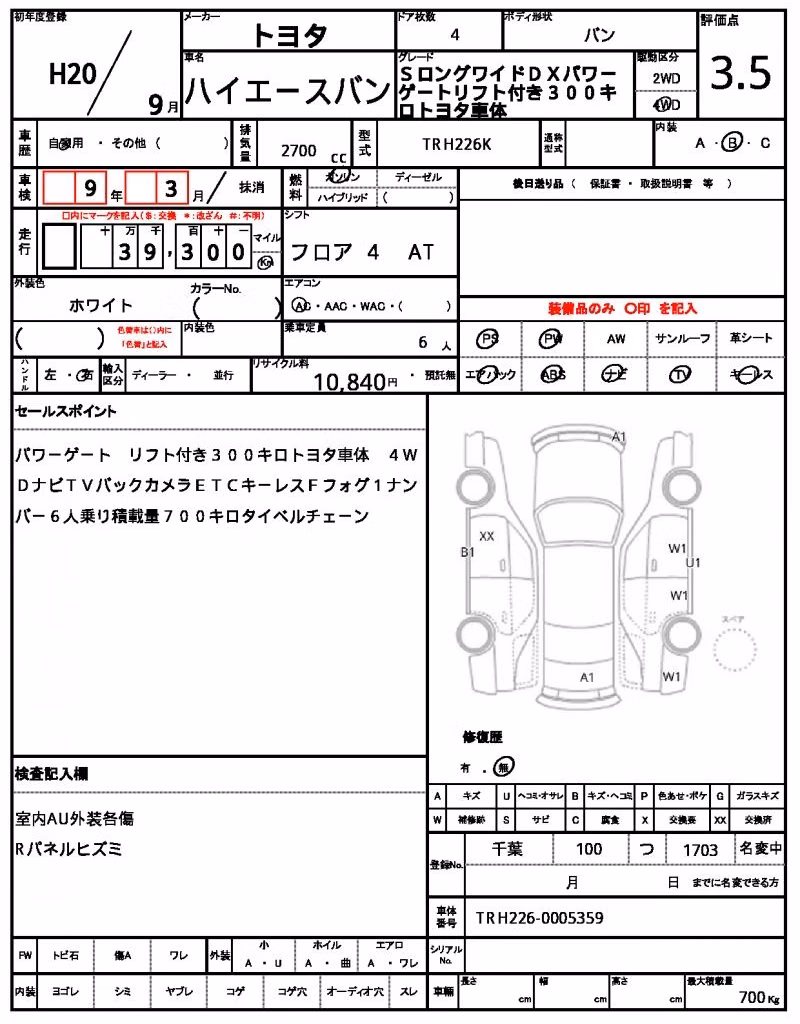 TOYOTA REGIUS ACE