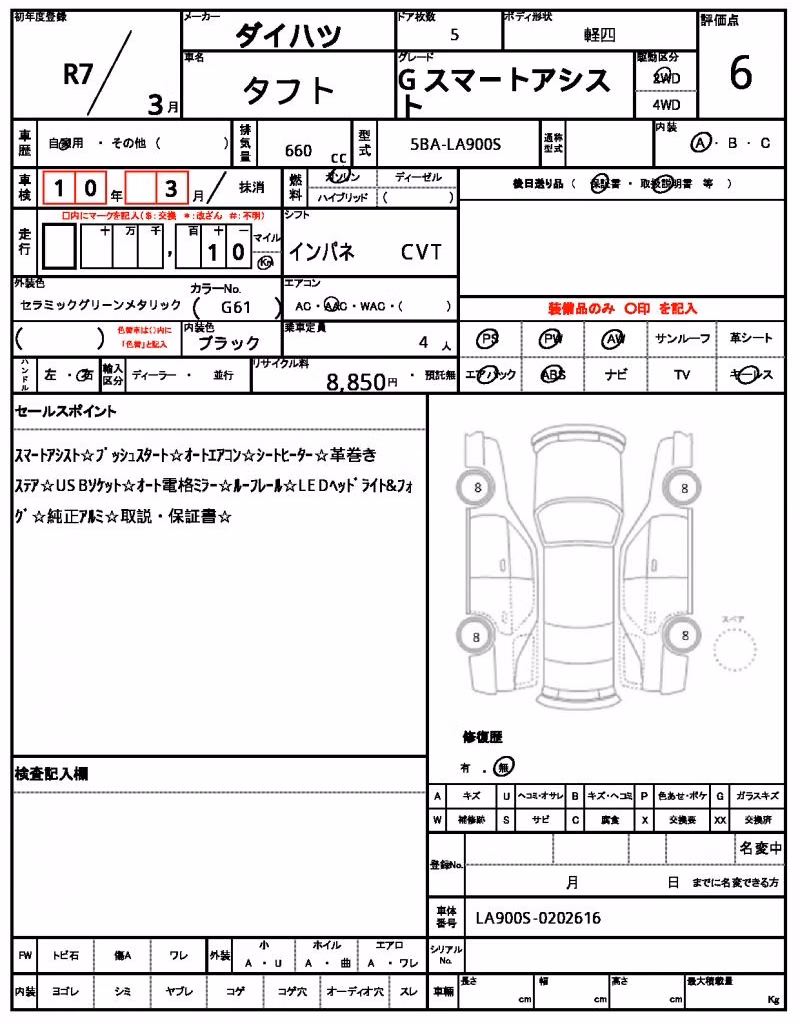 DAIHATSU TAFT