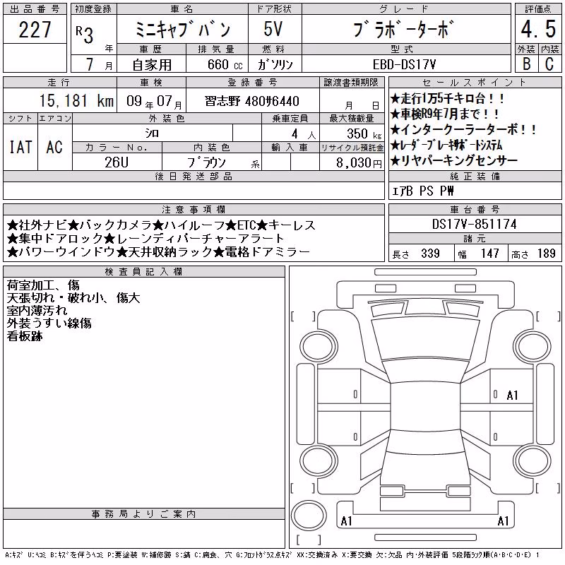 MITSUBISHI MINICAB