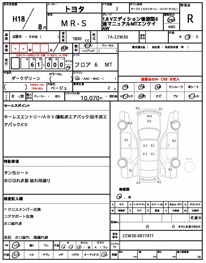 TOYOTA MR-S