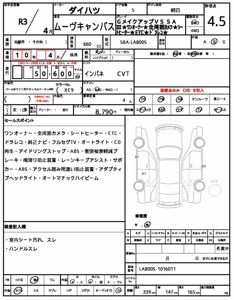 DAIHATSU MOVE CANBUS