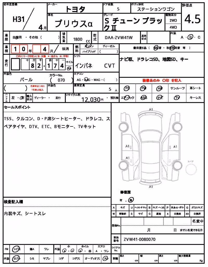 TOYOTA PRIUS ALPHA